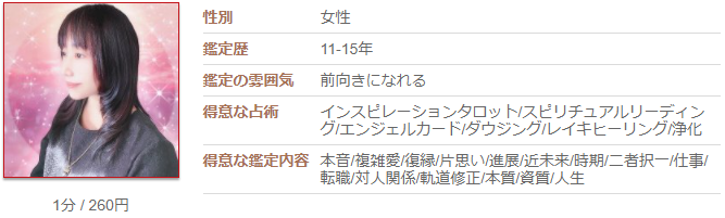 電話占いカリスの新央(にちか)先生のプロフィール画像